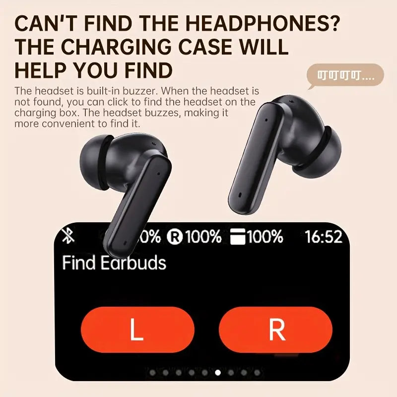 🎧 Wireless Earbuds with ANC | سماعات أذن لاسلكية بخاصية إلغاء الضوضاء